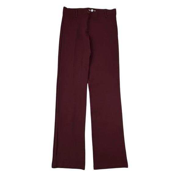 Betabrand Burgundy Womens Small Petite SP Stretch Yoga Work Casual Pants - Picture 1 of 16